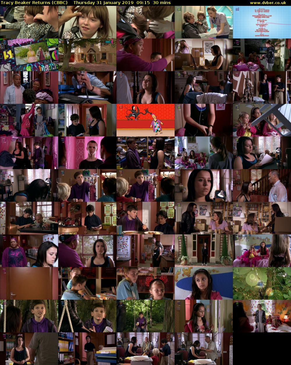 Tracy Beaker Returns (CBBC) Thursday 31 January 2019 09:15 - 09:45