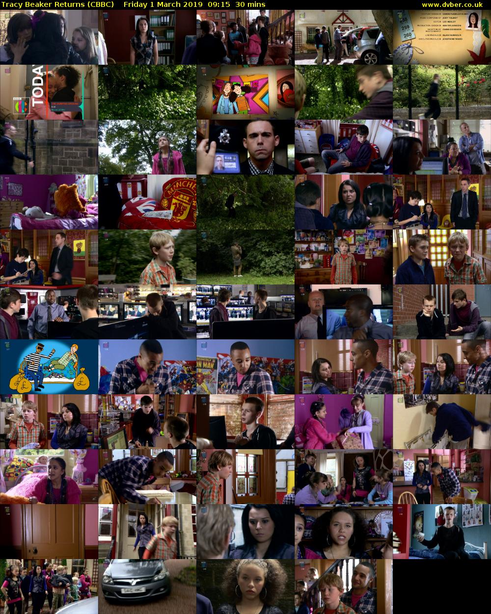 Tracy Beaker Returns (CBBC) Friday 1 March 2019 09:15 - 09:45