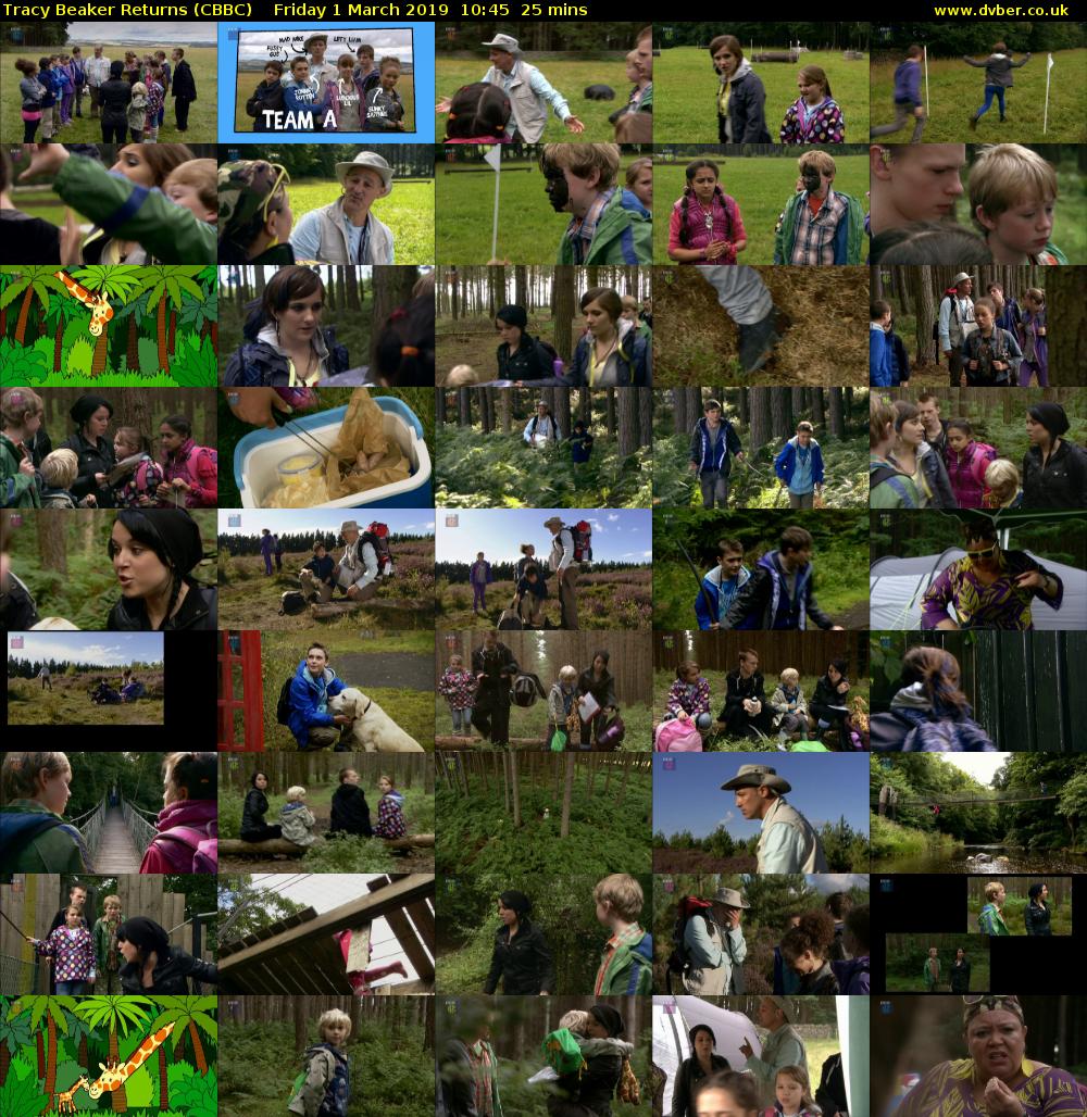 Tracy Beaker Returns (CBBC) Friday 1 March 2019 10:45 - 11:10