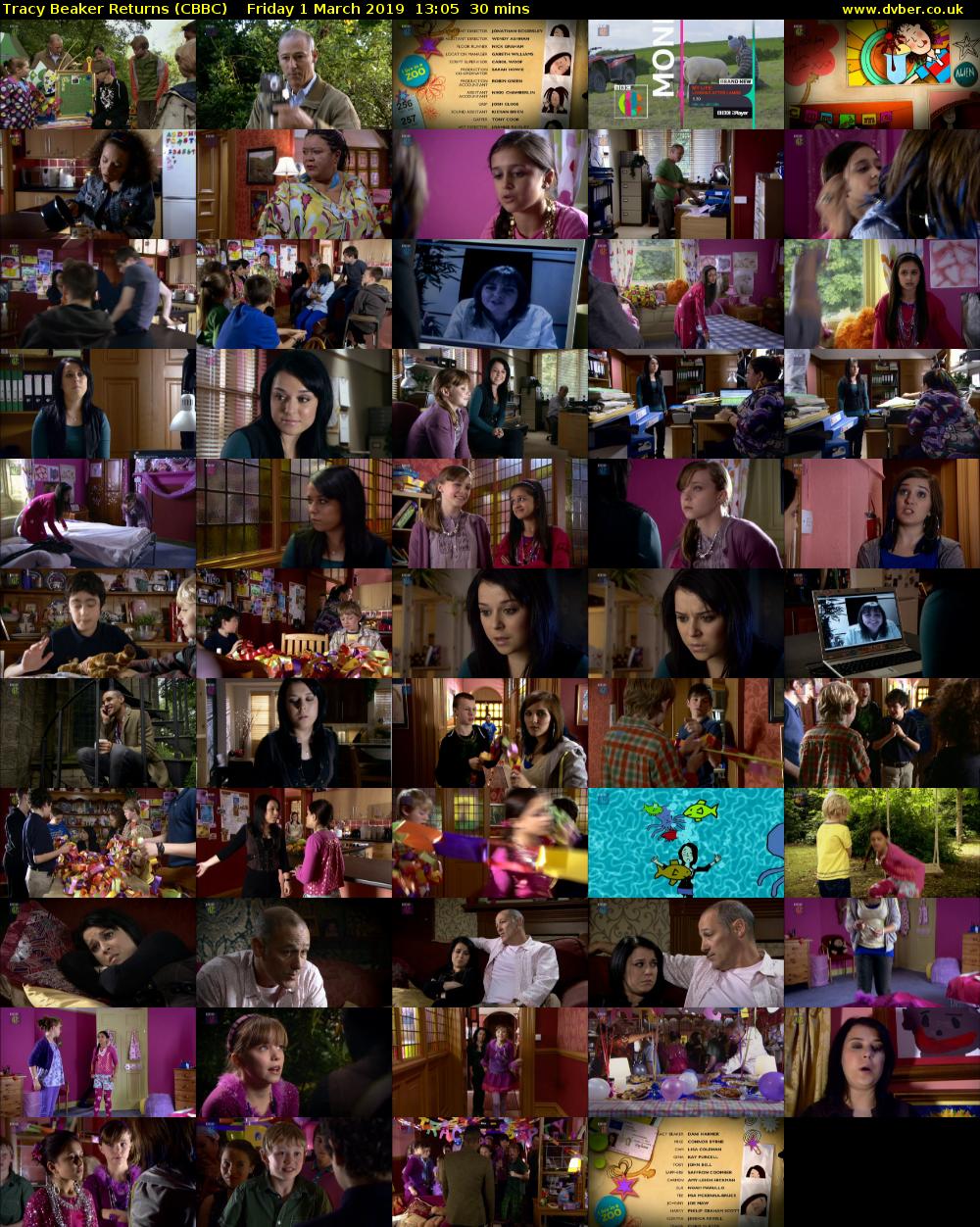 Tracy Beaker Returns (CBBC) Friday 1 March 2019 13:05 - 13:35