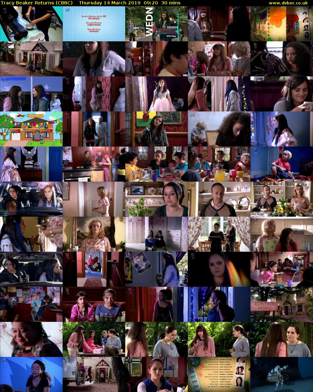 Tracy Beaker Returns (CBBC) Thursday 14 March 2019 09:20 - 09:50