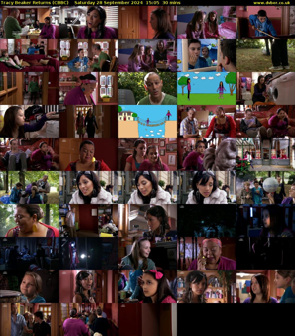 Tracy Beaker Returns (CBBC) Saturday 28 September 2024 15:05 - 15:35
