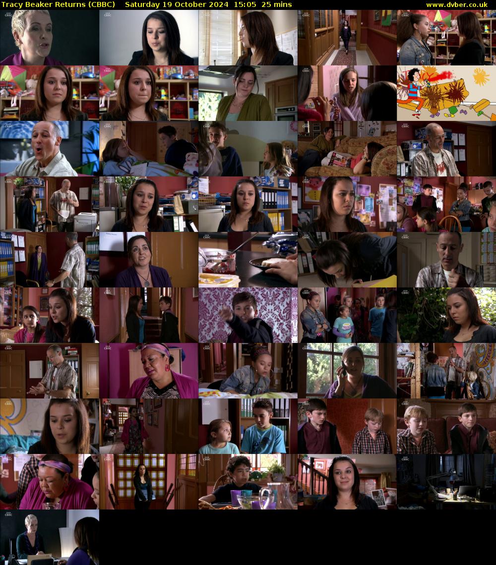 Tracy Beaker Returns (CBBC) Saturday 19 October 2024 15:05 - 15:30