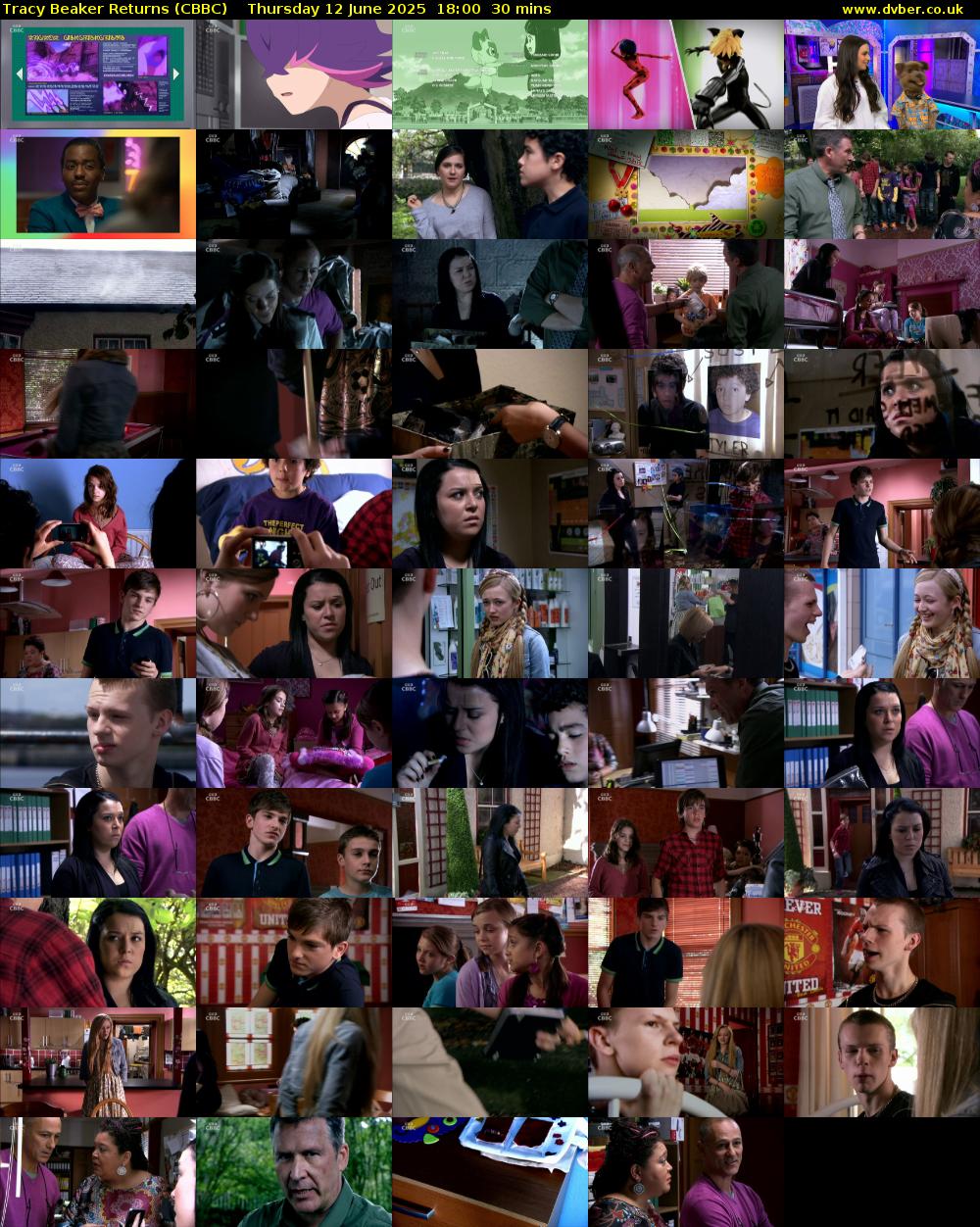 Tracy Beaker Returns (CBBC) Thursday 12 June 2025 18:00 - 18:30