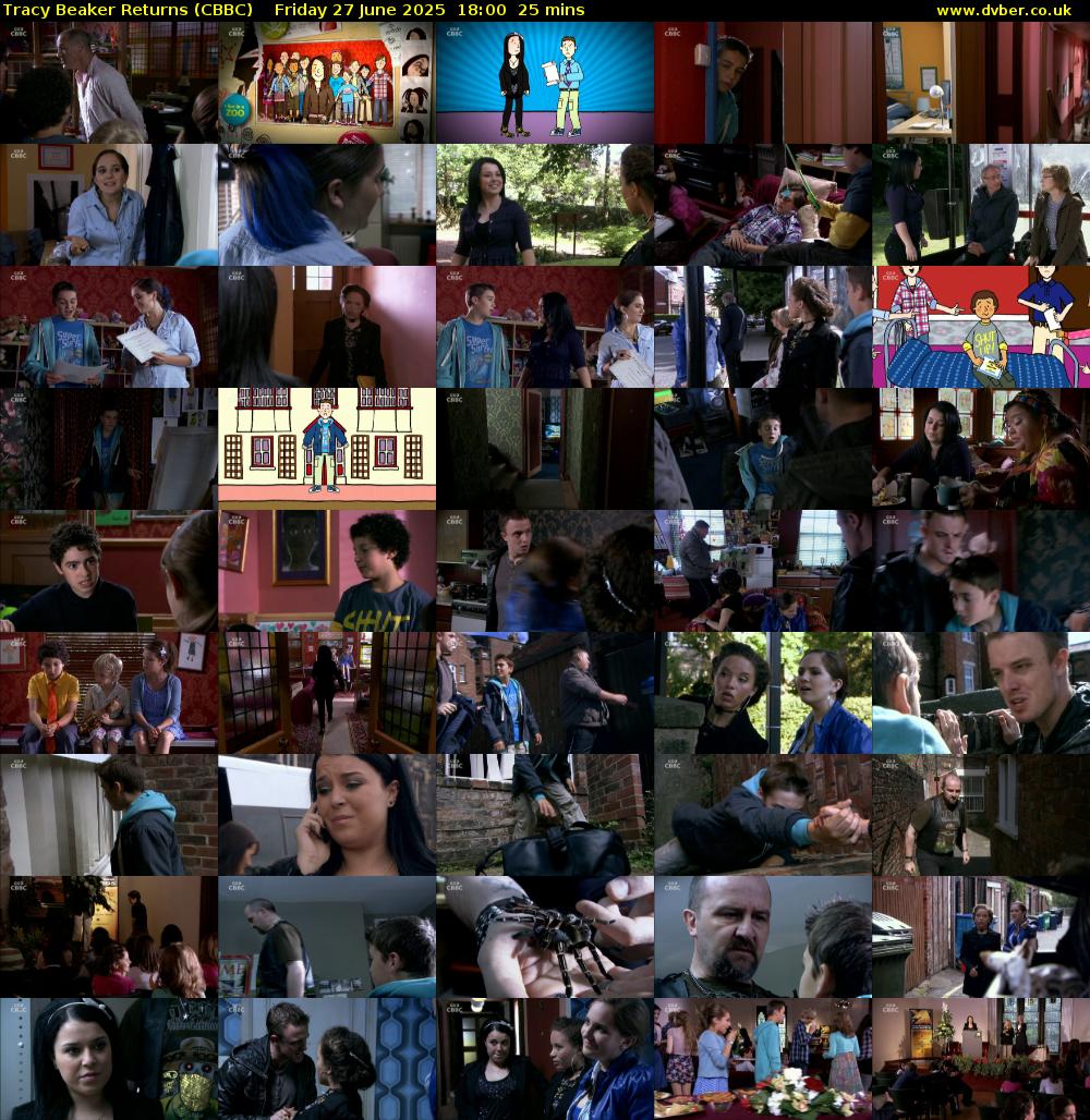 Tracy Beaker Returns (CBBC) Friday 27 June 2025 18:00 - 18:25