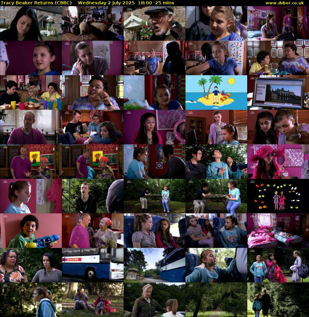 Tracy Beaker Returns (CBBC) Wednesday 2 July 2025 18:00 - 18:25
