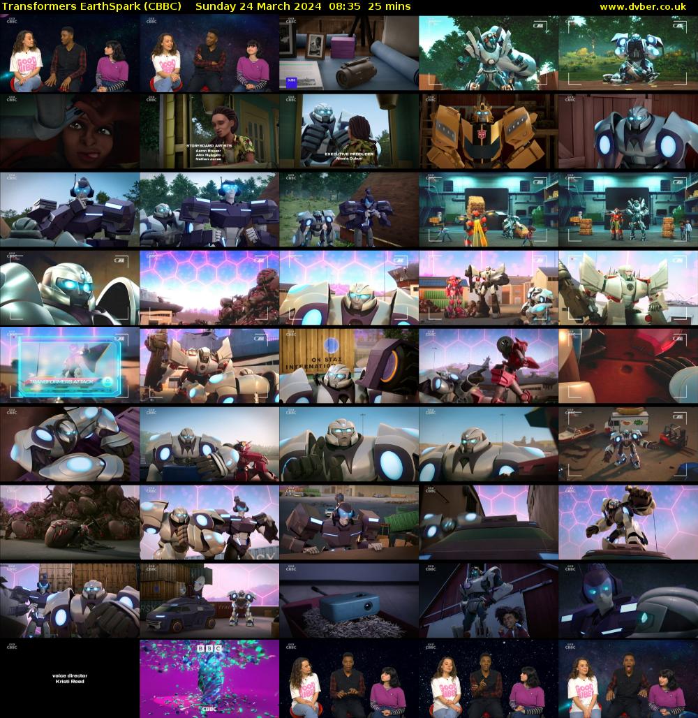 Transformers EarthSpark (CBBC) Sunday 24 March 2024 08:35 - 09:00