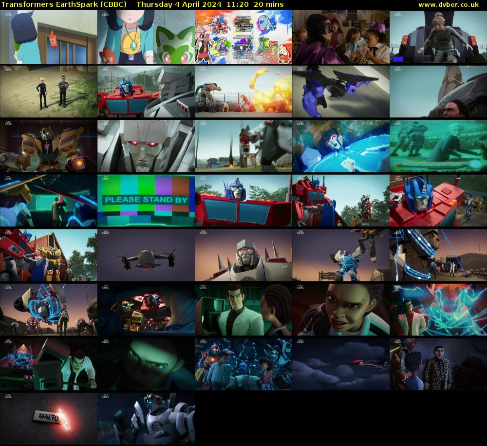 Transformers EarthSpark (CBBC) Thursday 4 April 2024 11:20 - 11:40