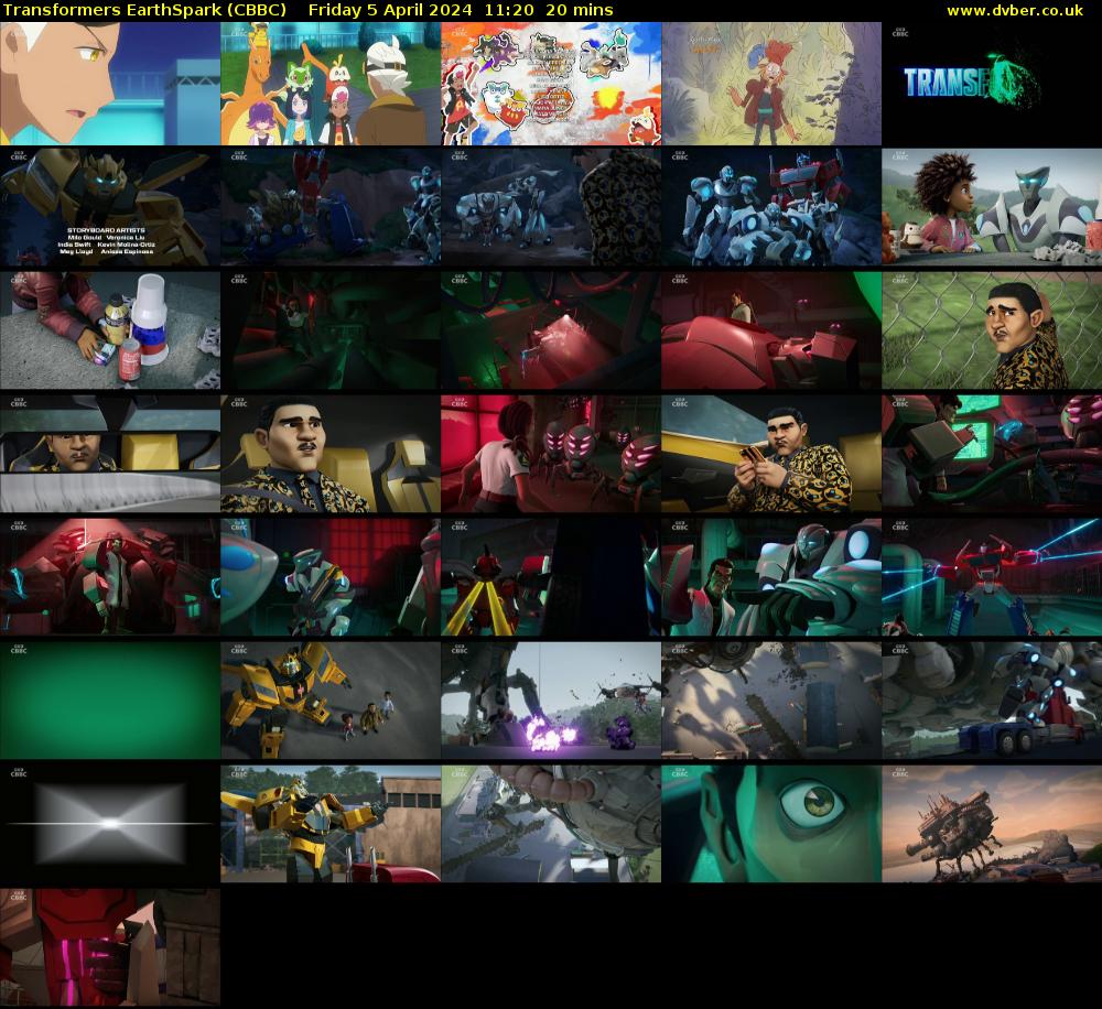 Transformers EarthSpark (CBBC) Friday 5 April 2024 11:20 - 11:40