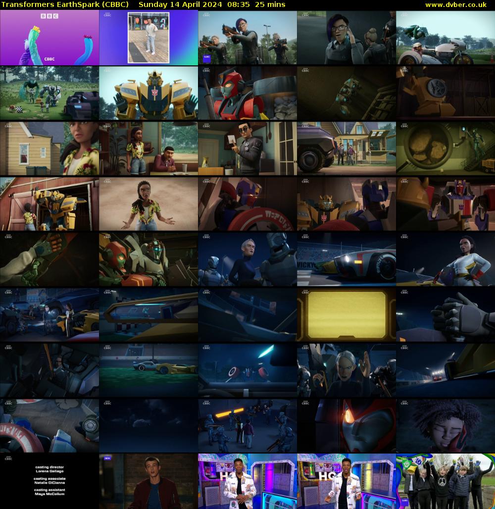 Transformers EarthSpark (CBBC) Sunday 14 April 2024 08:35 - 09:00