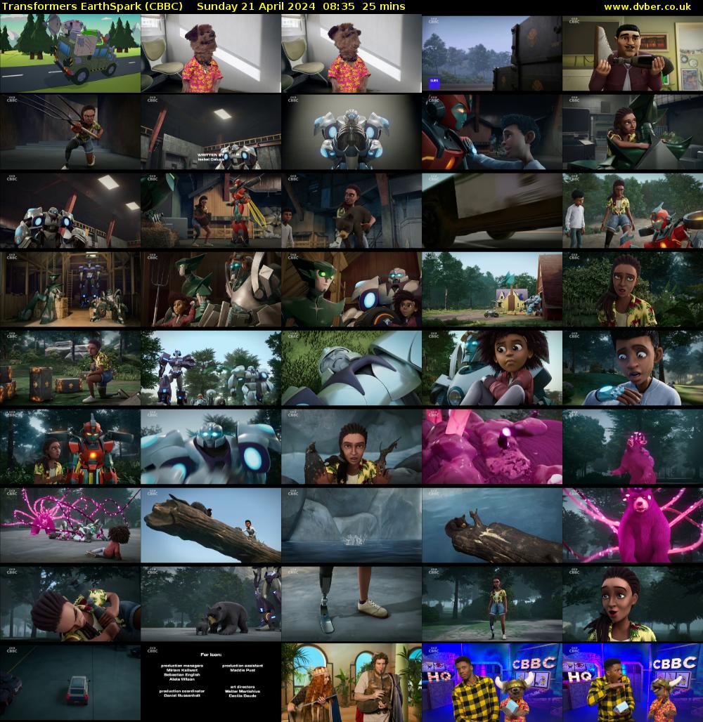 Transformers EarthSpark (CBBC) Sunday 21 April 2024 08:35 - 09:00