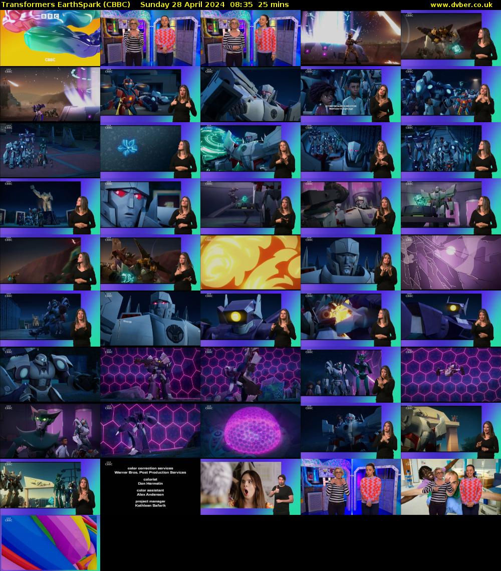 Transformers EarthSpark (CBBC) Sunday 28 April 2024 08:35 - 09:00