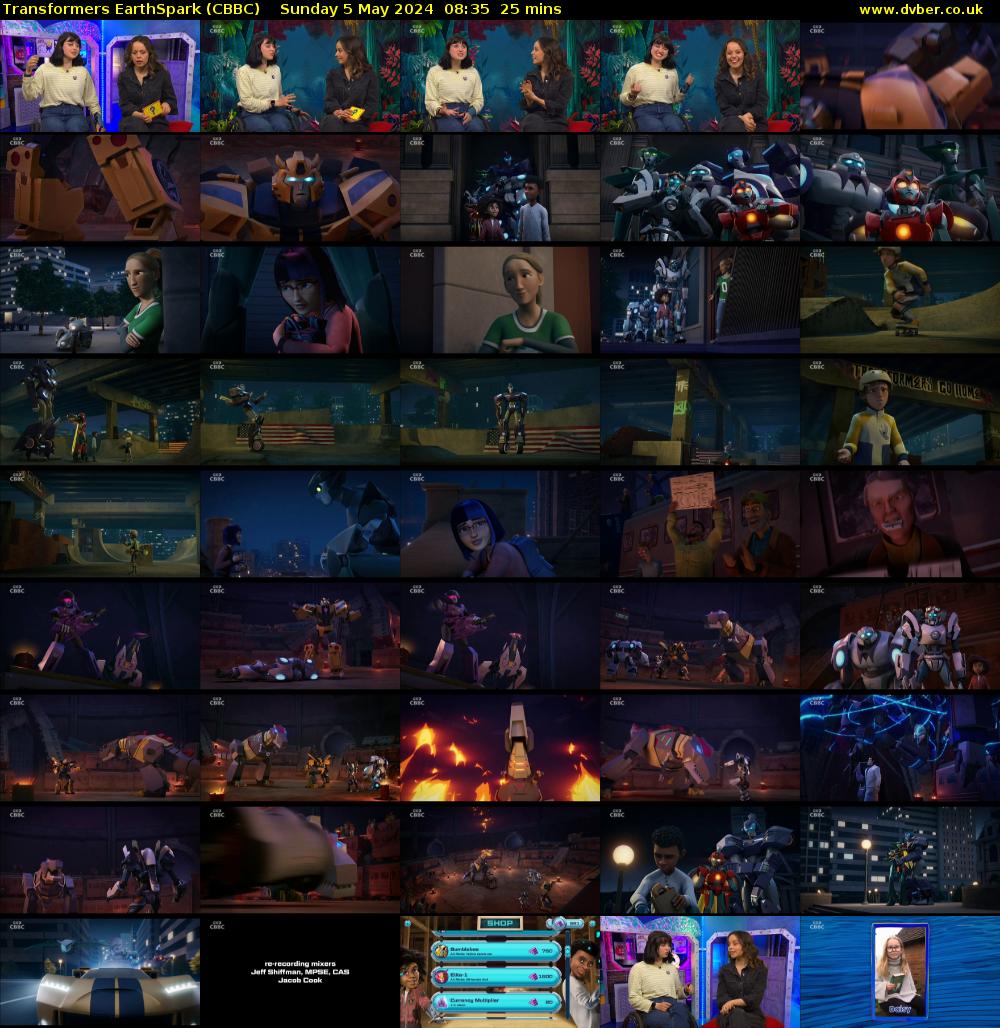 Transformers EarthSpark (CBBC) Sunday 5 May 2024 08:35 - 09:00