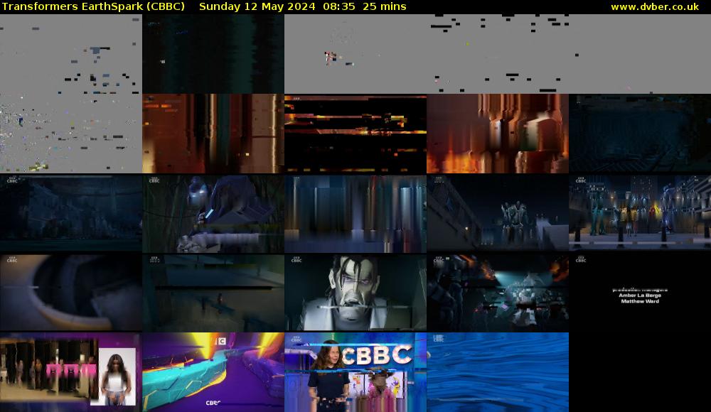 Transformers EarthSpark (CBBC) Sunday 12 May 2024 08:35 - 09:00