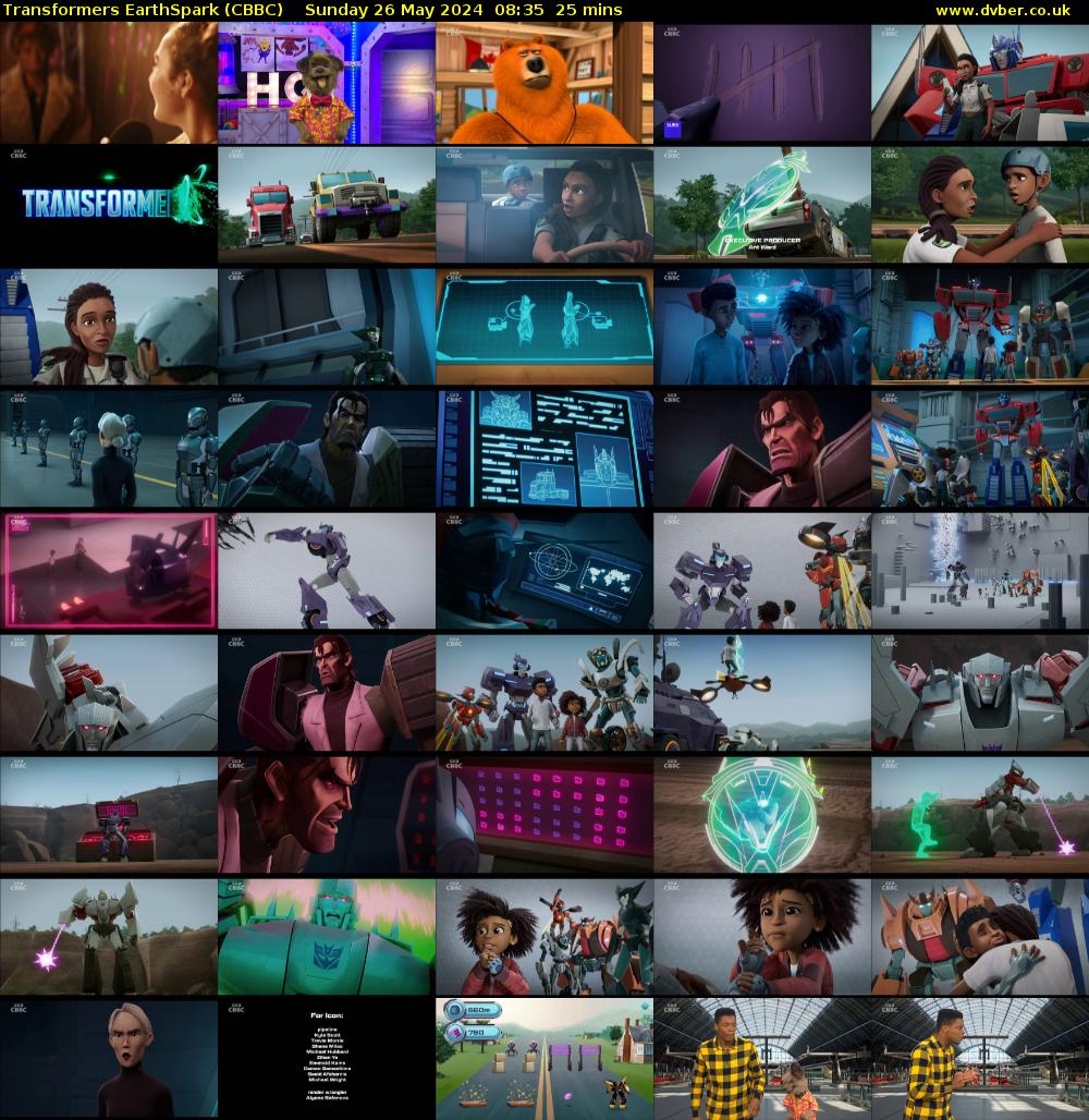 Transformers EarthSpark (CBBC) Sunday 26 May 2024 08:35 - 09:00