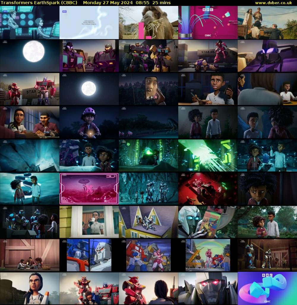 Transformers EarthSpark (CBBC) Monday 27 May 2024 08:55 - 09:20