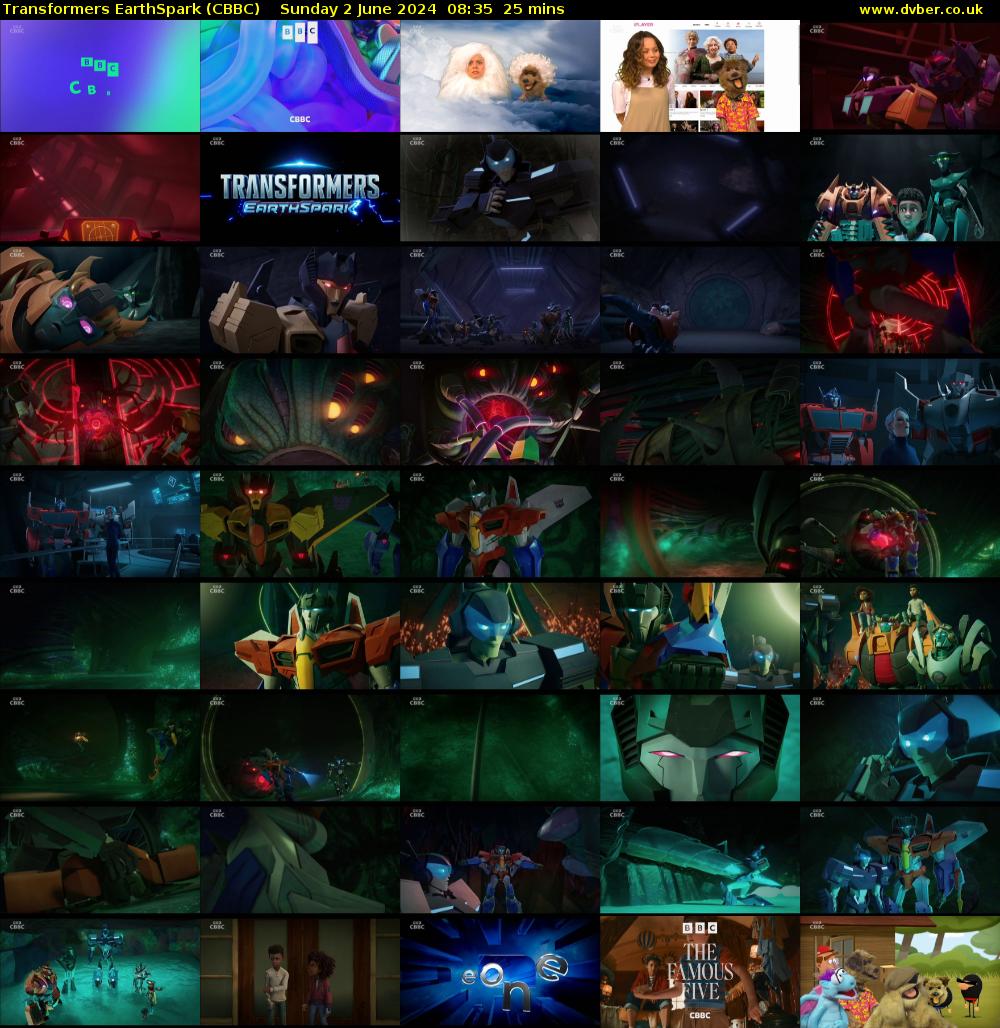 Transformers EarthSpark (CBBC) Sunday 2 June 2024 08:35 - 09:00