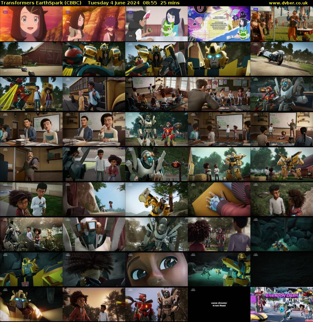 Transformers EarthSpark (CBBC) Tuesday 4 June 2024 08:55 - 09:20