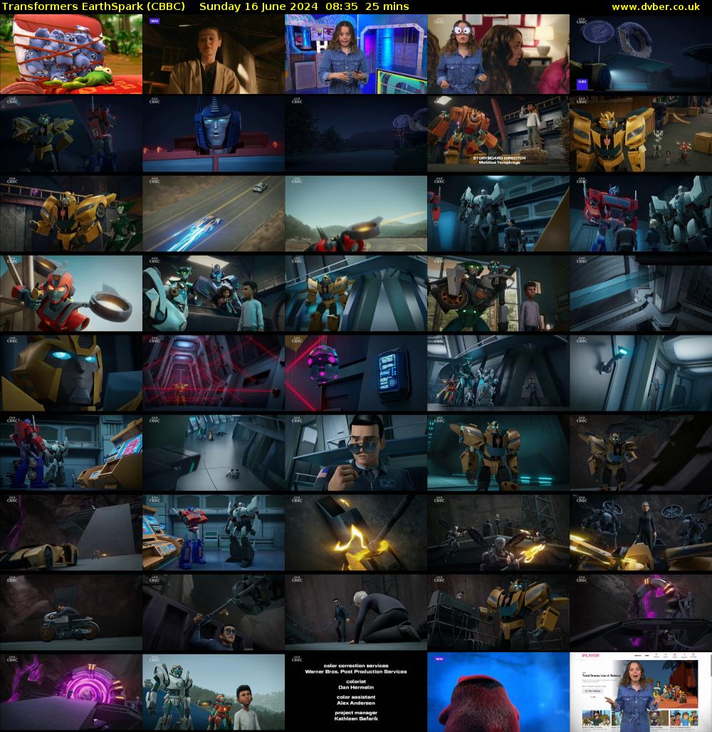 Transformers EarthSpark (CBBC) Sunday 16 June 2024 08:35 - 09:00