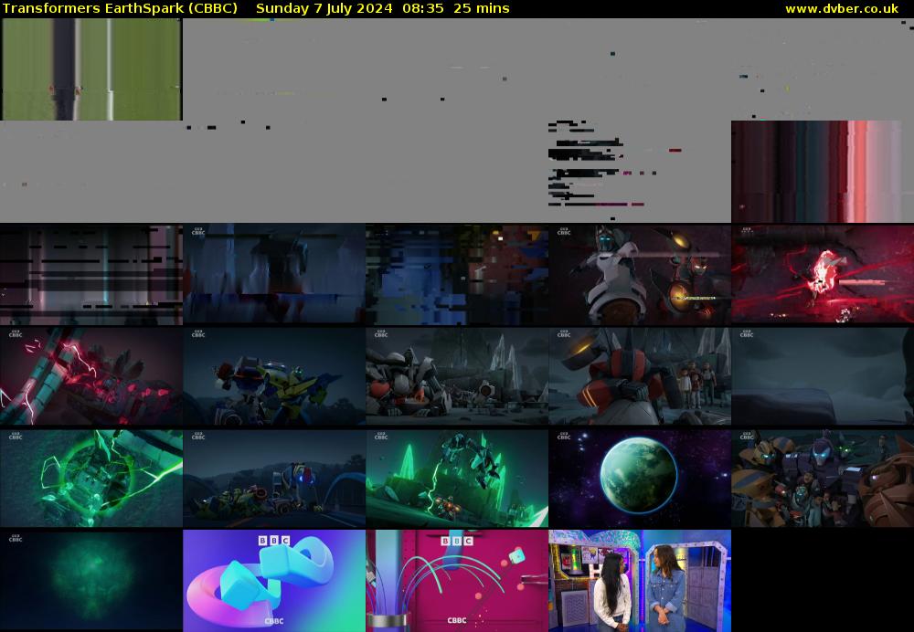 Transformers EarthSpark (CBBC) Sunday 7 July 2024 08:35 - 09:00