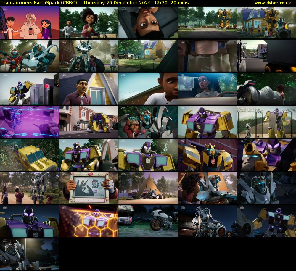 Transformers EarthSpark (CBBC) Thursday 26 December 2024 12:30 - 12:50
