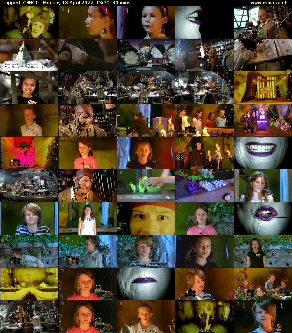 Trapped (CBBC) Monday 18 April 2022 13:30 - 14:00