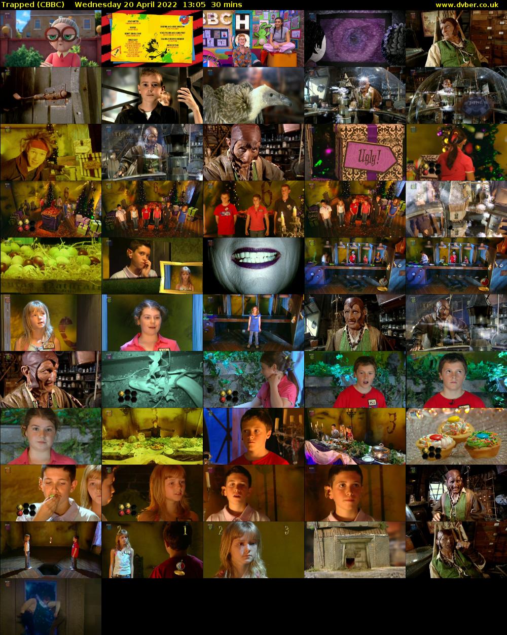 Trapped (CBBC) Wednesday 20 April 2022 13:05 - 13:35