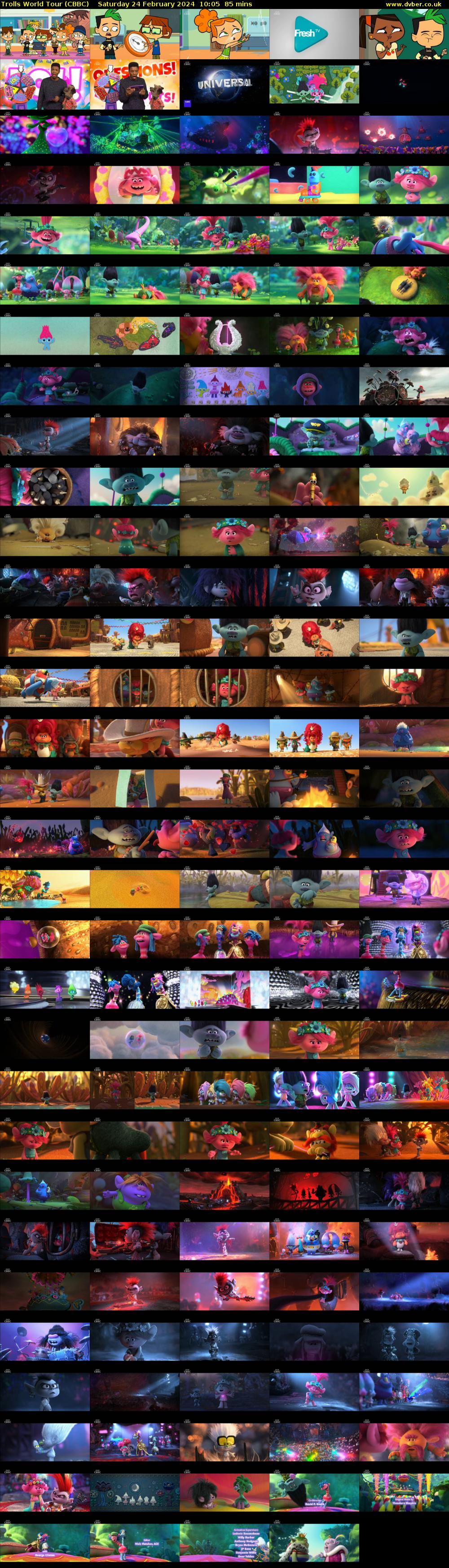 Trolls World Tour (CBBC) Saturday 24 February 2024 10:05 - 11:30