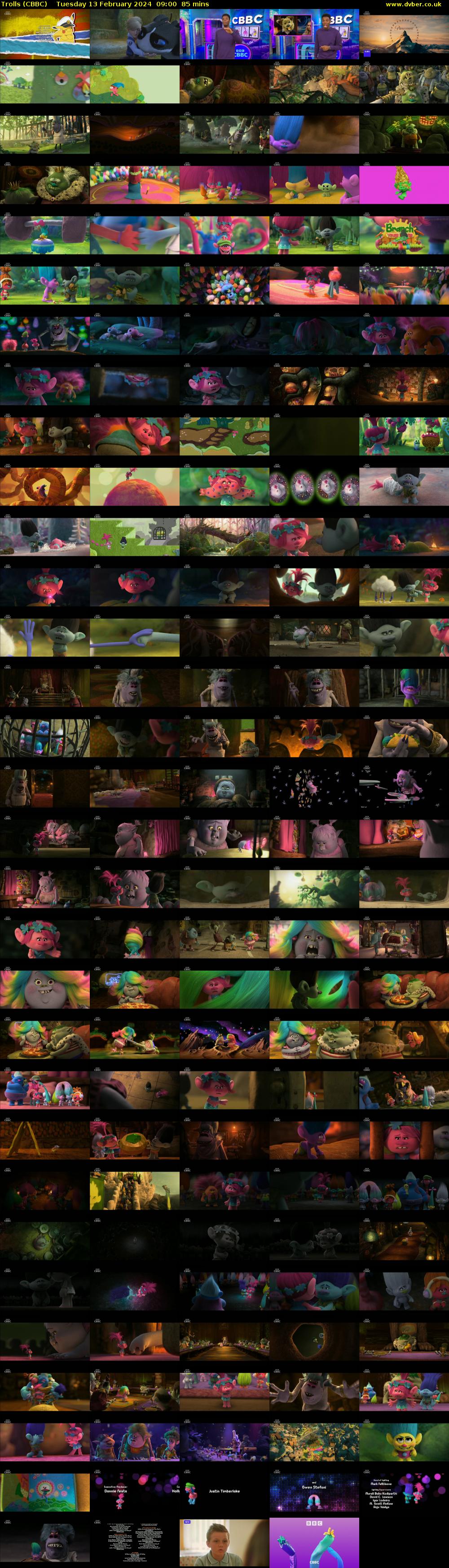 Trolls (CBBC) Tuesday 13 February 2024 09:00 - 10:25