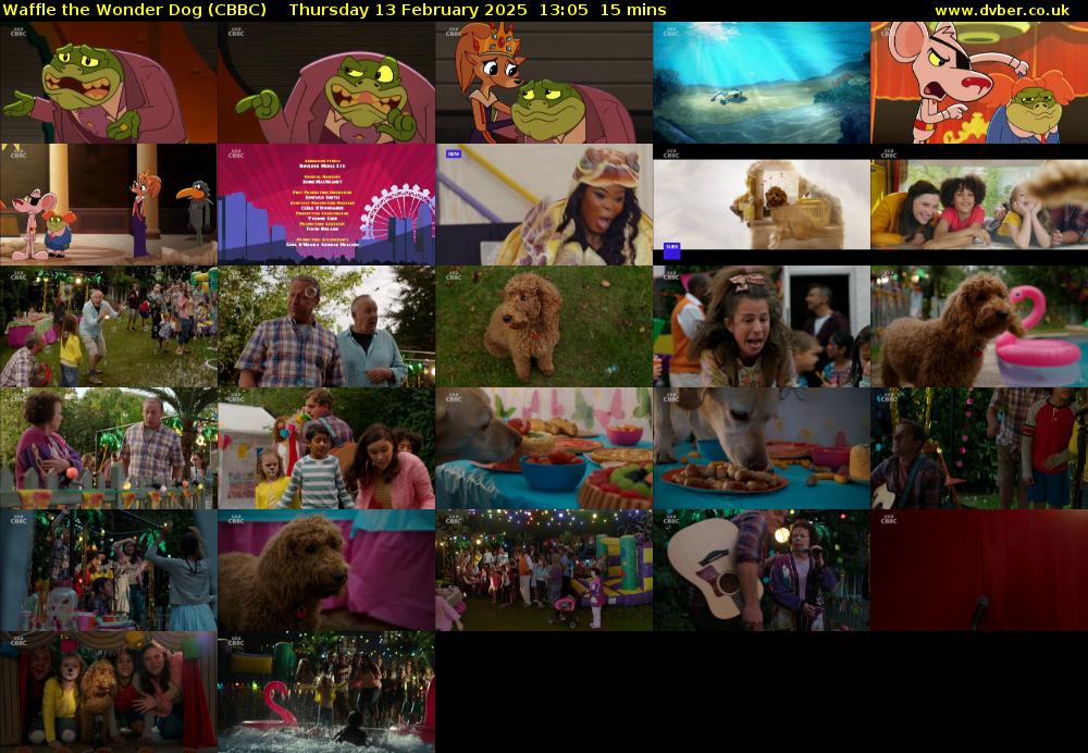 Waffle the Wonder Dog (CBBC) Thursday 13 February 2025 13:05 - 13:20