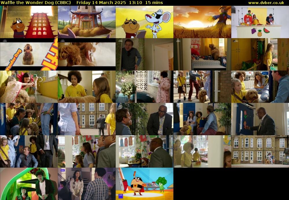 Waffle the Wonder Dog (CBBC) Friday 14 March 2025 13:10 - 13:25