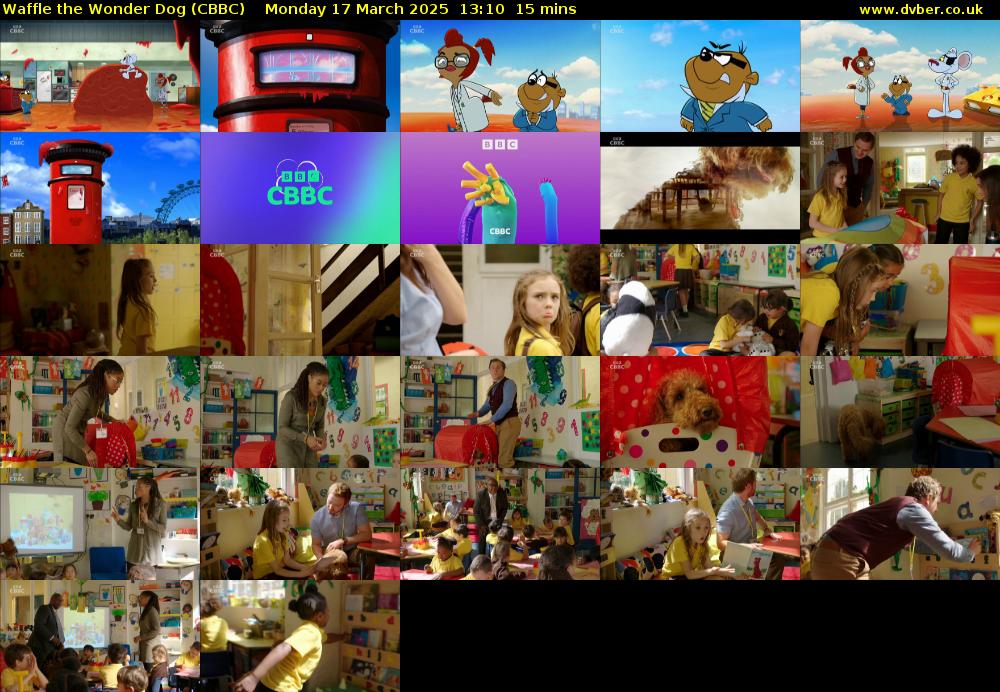Waffle the Wonder Dog (CBBC) Monday 17 March 2025 13:10 - 13:25