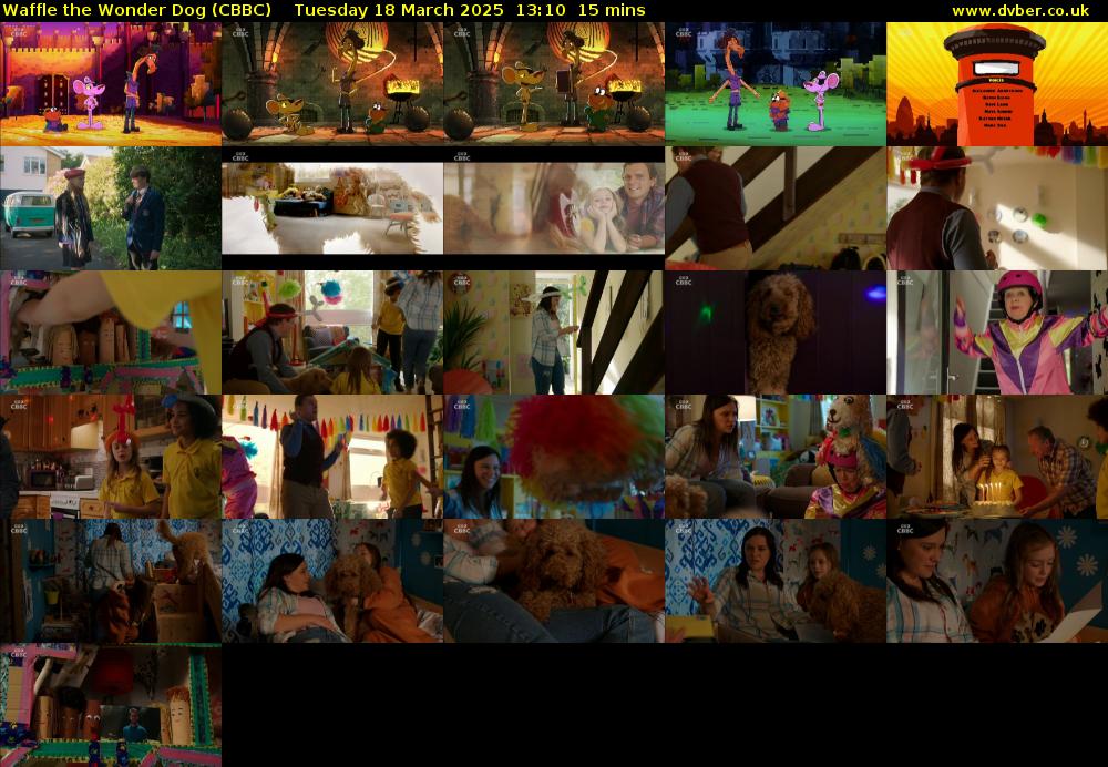 Waffle the Wonder Dog (CBBC) Tuesday 18 March 2025 13:10 - 13:25