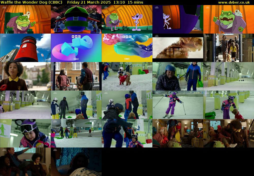 Waffle the Wonder Dog (CBBC) Friday 21 March 2025 13:10 - 13:25