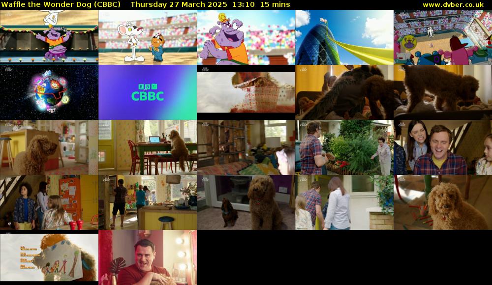 Waffle the Wonder Dog (CBBC) Thursday 27 March 2025 13:10 - 13:25