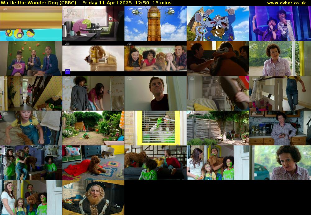 Waffle the Wonder Dog (CBBC) Friday 11 April 2025 12:50 - 13:05
