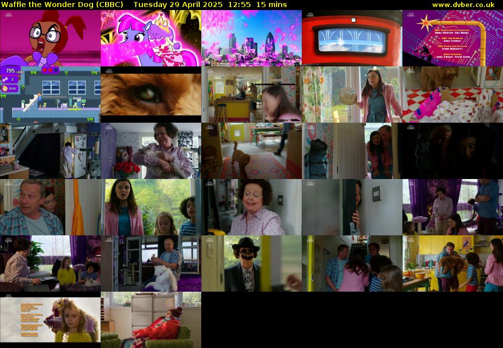 Waffle the Wonder Dog (CBBC) Tuesday 29 April 2025 12:55 - 13:10