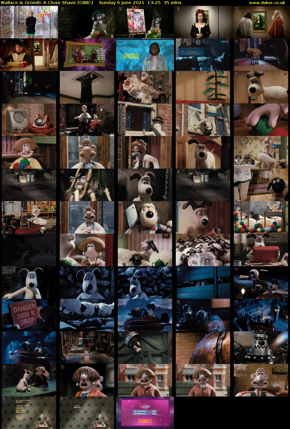 Wallace & Gromit: A Close Shave (CBBC) Sunday 6 June 2021 13:25 - 14:00