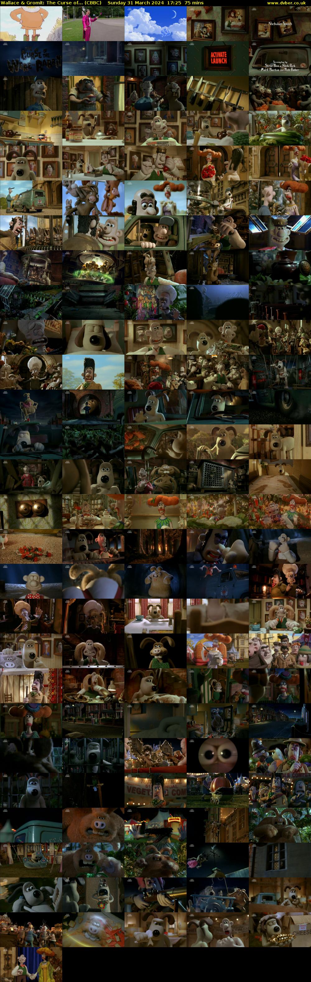 Wallace & Gromit: The Curse of... (CBBC) Sunday 31 March 2024 17:25 - 18:40