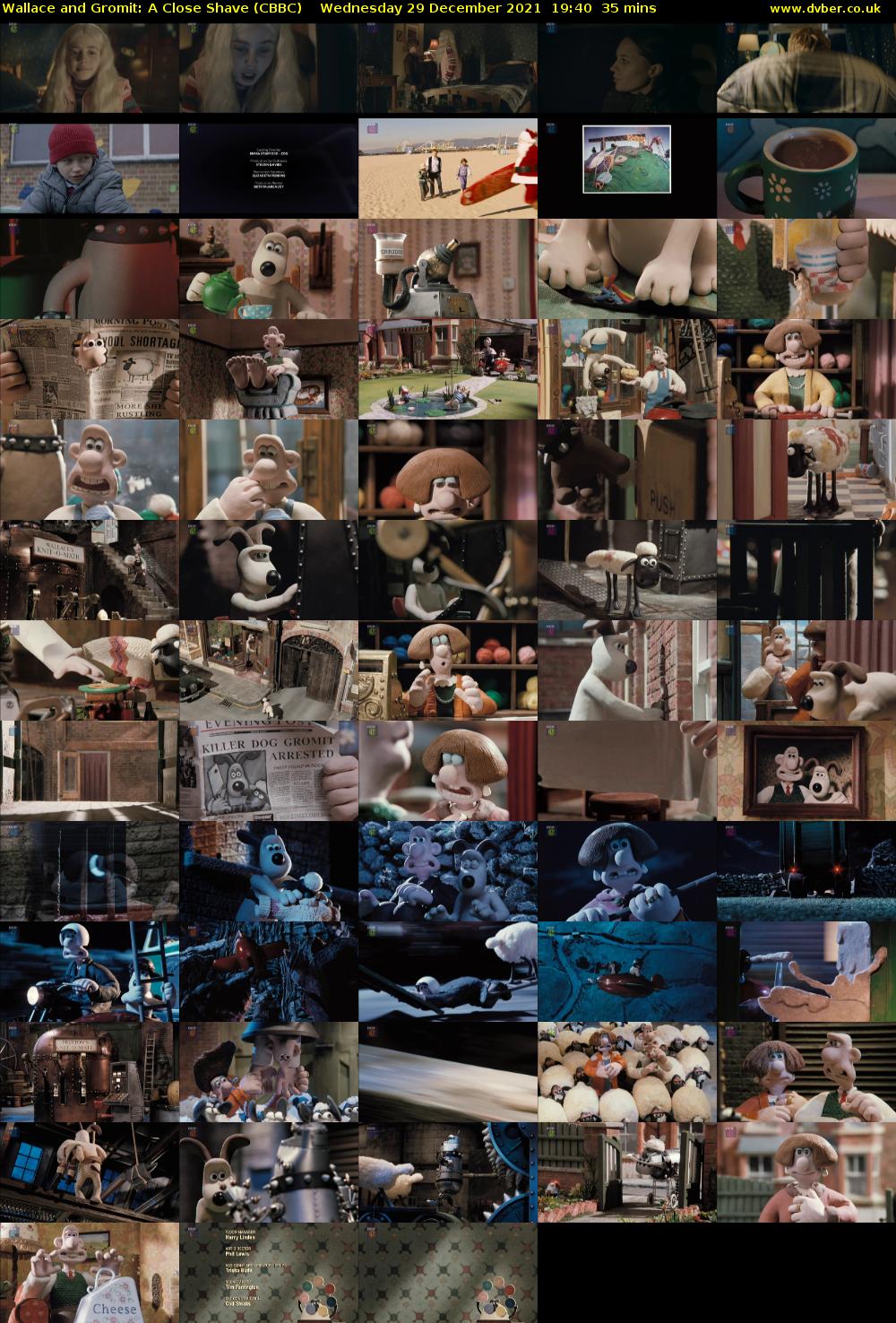 Wallace and Gromit: A Close Shave (CBBC) Wednesday 29 December 2021 19:40 - 20:15