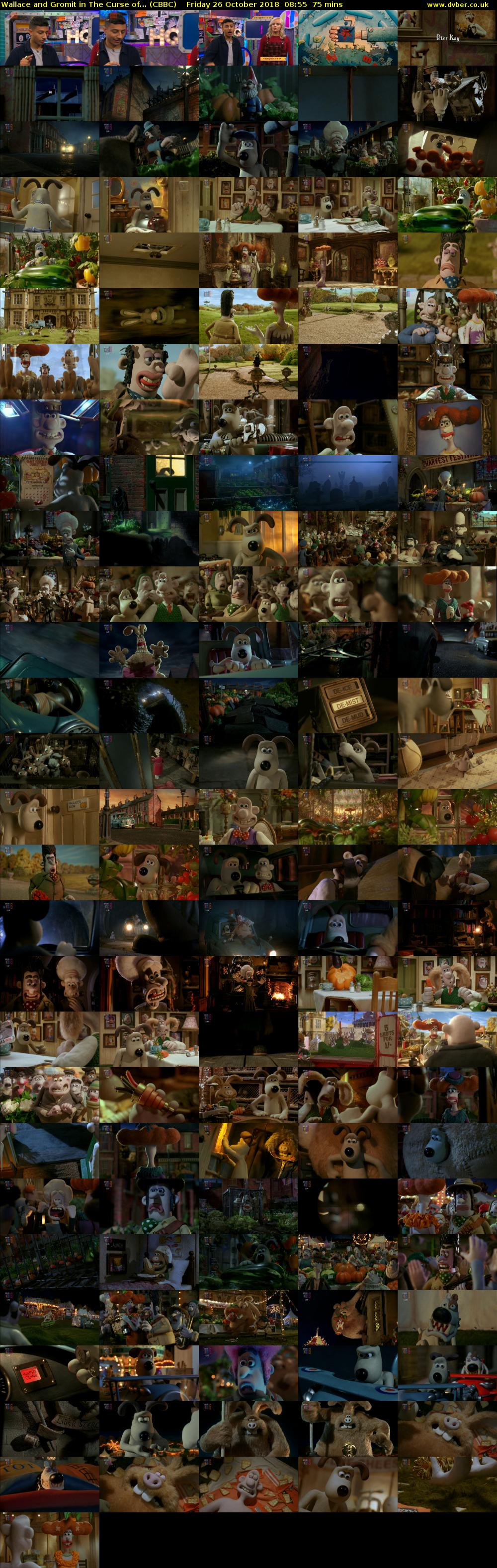 Wallace and Gromit in The Curse of... (CBBC) Friday 26 October 2018 08:55 - 10:10