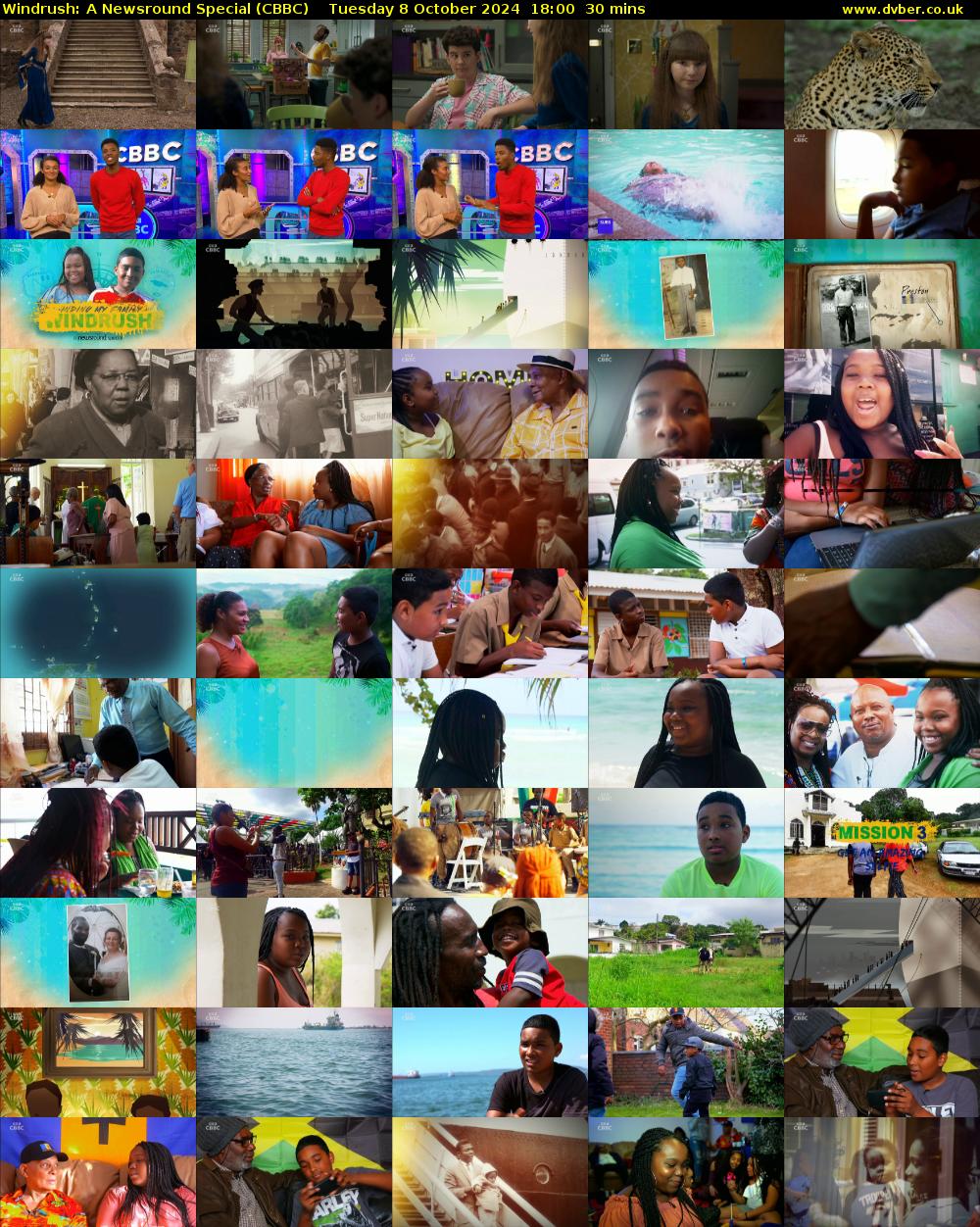 Windrush: A Newsround Special (CBBC) Tuesday 8 October 2024 18:00 - 18:30