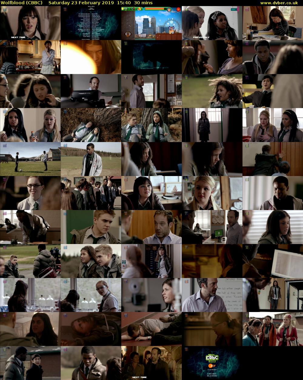 Wolfblood (CBBC) Saturday 23 February 2019 15:40 - 16:10