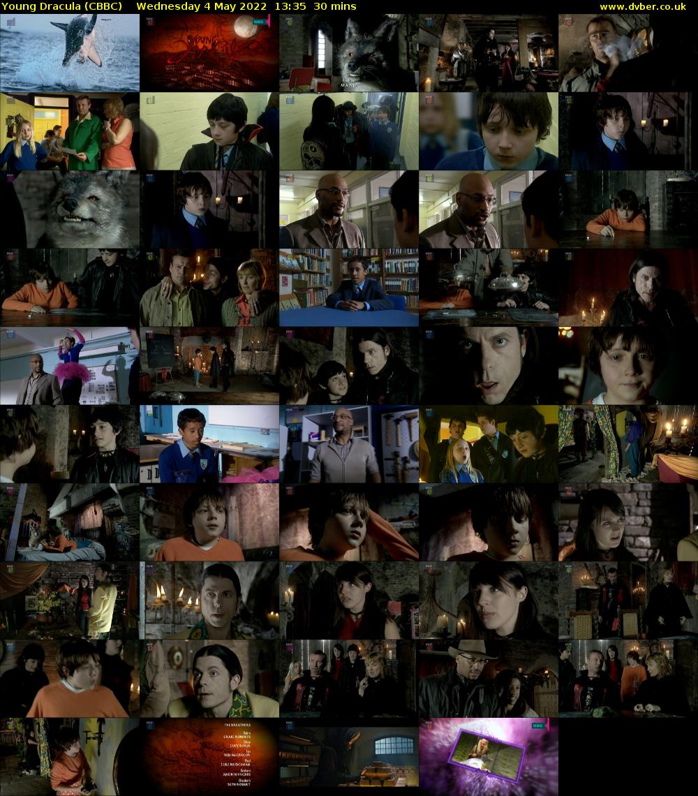 Young Dracula (CBBC) Wednesday 4 May 2022 13:35 - 14:05