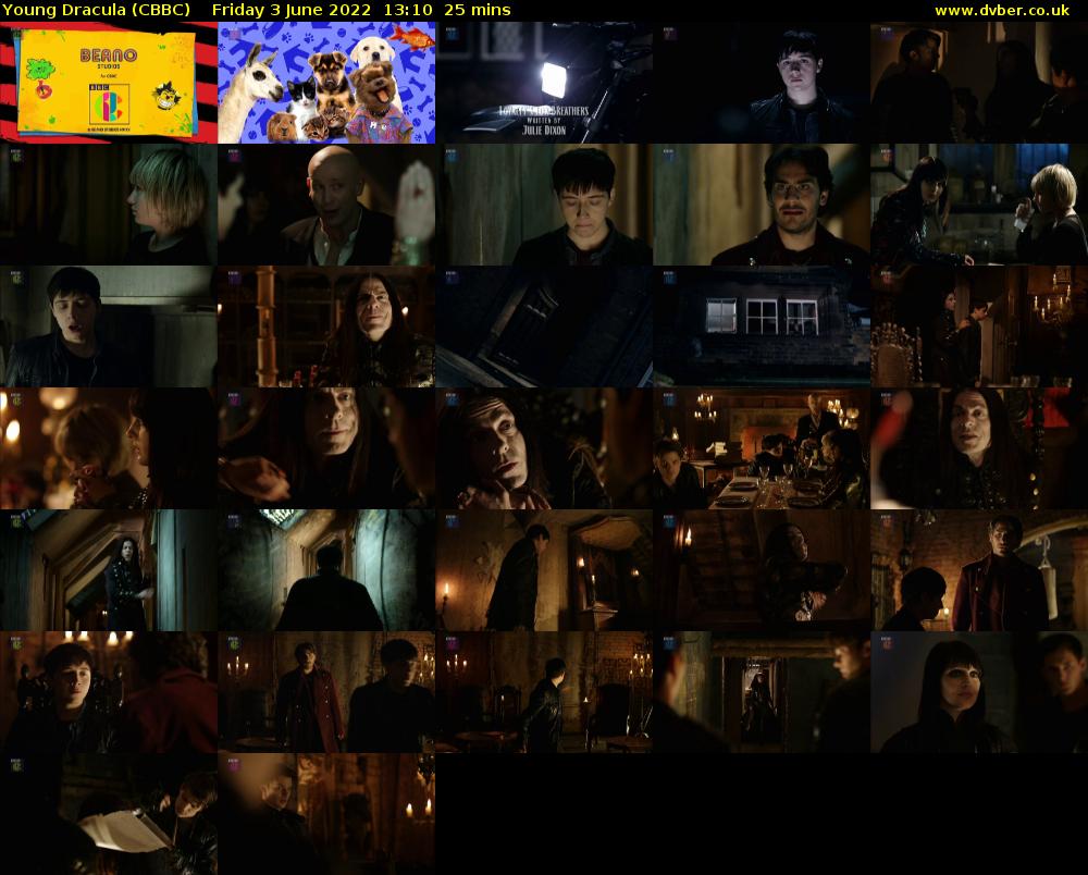 Young Dracula (CBBC) Friday 3 June 2022 13:10 - 13:35