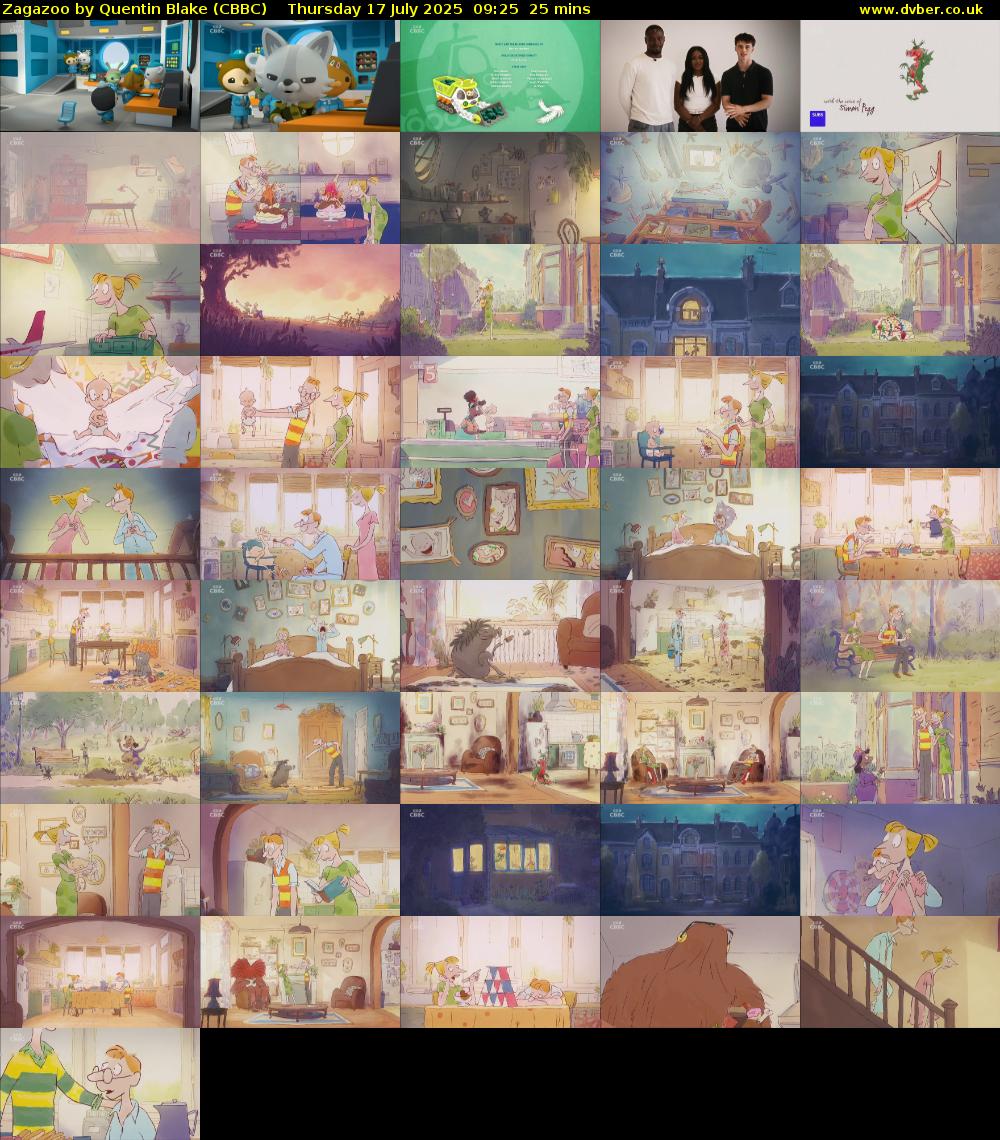 Zagazoo by Quentin Blake (CBBC) Thursday 17 July 2025 09:25 - 09:50