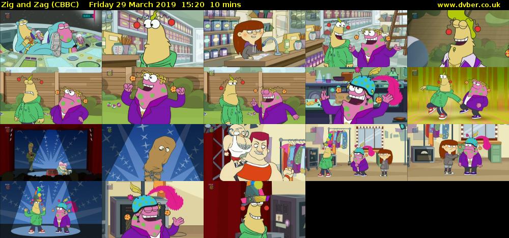 Zig and Zag (CBBC) Friday 29 March 2019 15:20 - 15:30