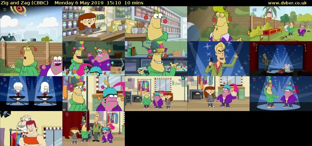Zig and Zag (CBBC) Monday 6 May 2019 15:10 - 15:20