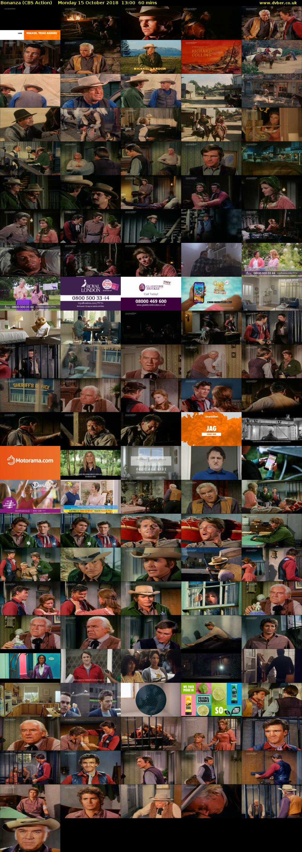 Bonanza (CBS Action) Monday 15 October 2018 13:00 - 14:00