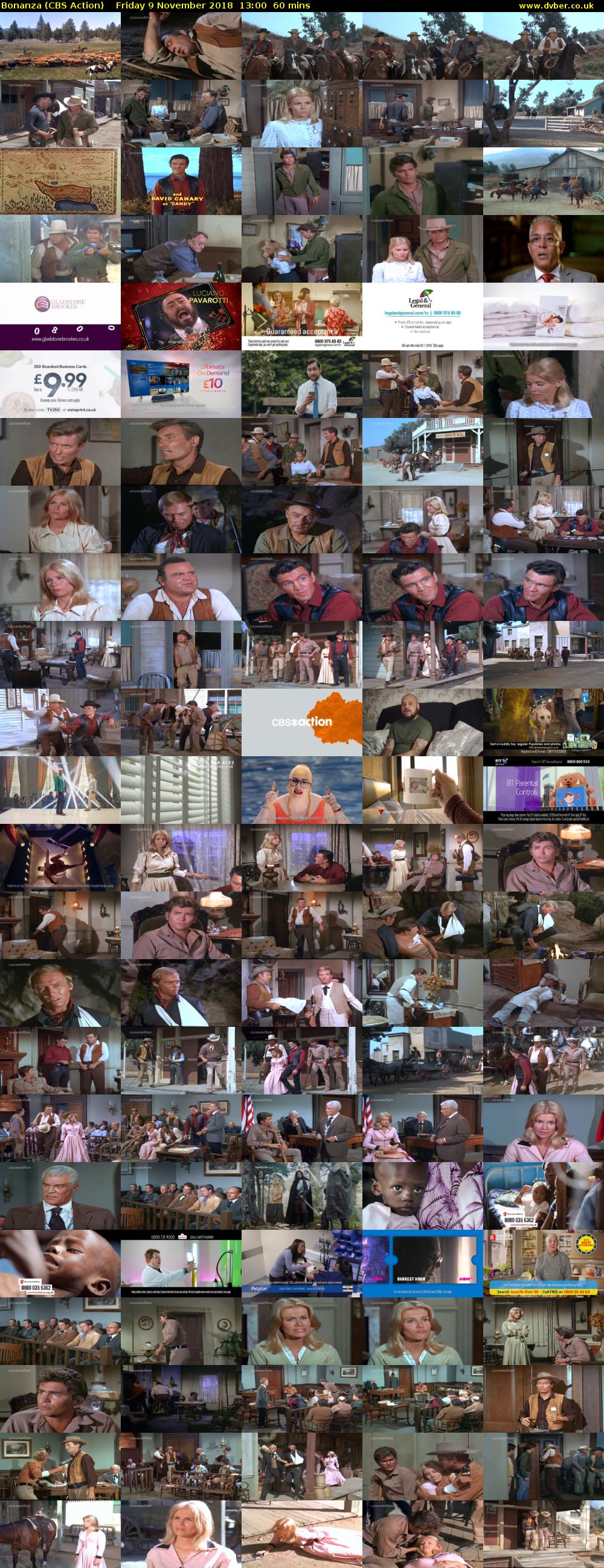 Bonanza (CBS Action) Friday 9 November 2018 13:00 - 14:00